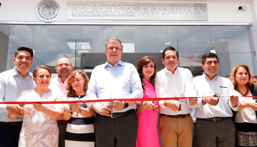 César Prieto y Marcelo Ebrard inauguran en Salamanca oficinas de Relaciones Exteriores