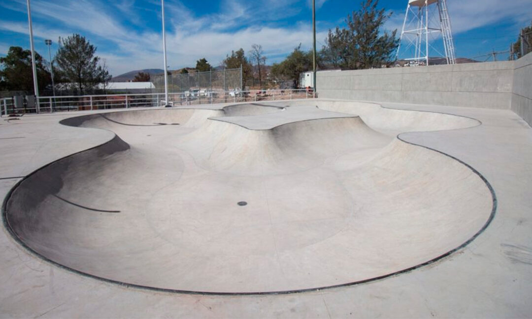 Termina construcción del bowl del skate-park, confirma Navarro