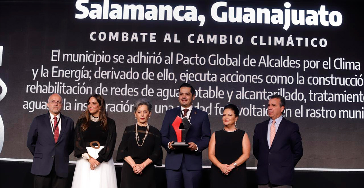 Salamanca: Recibe Premio a Mejores Prácticas de Gobiernos Locales