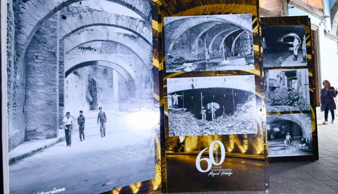 Guanajuato celebra 60 años de su icónica calle subterránea con exposición fotográfica