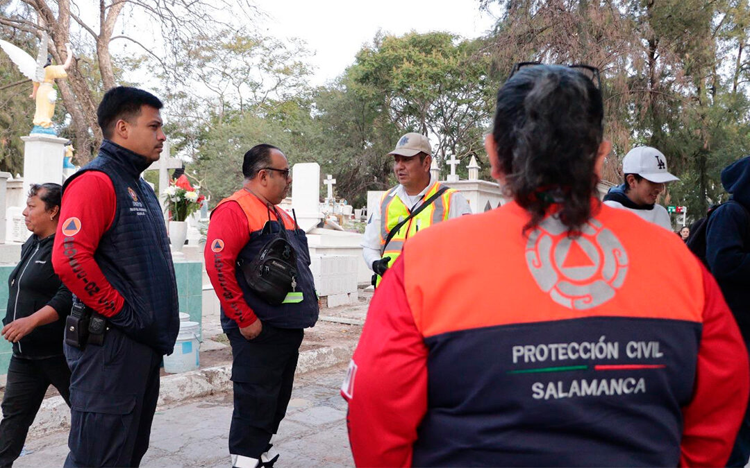 Alista Protección Civil Salamanca “Operativo de Seguridad y Vigilancia para Día de Muertos”