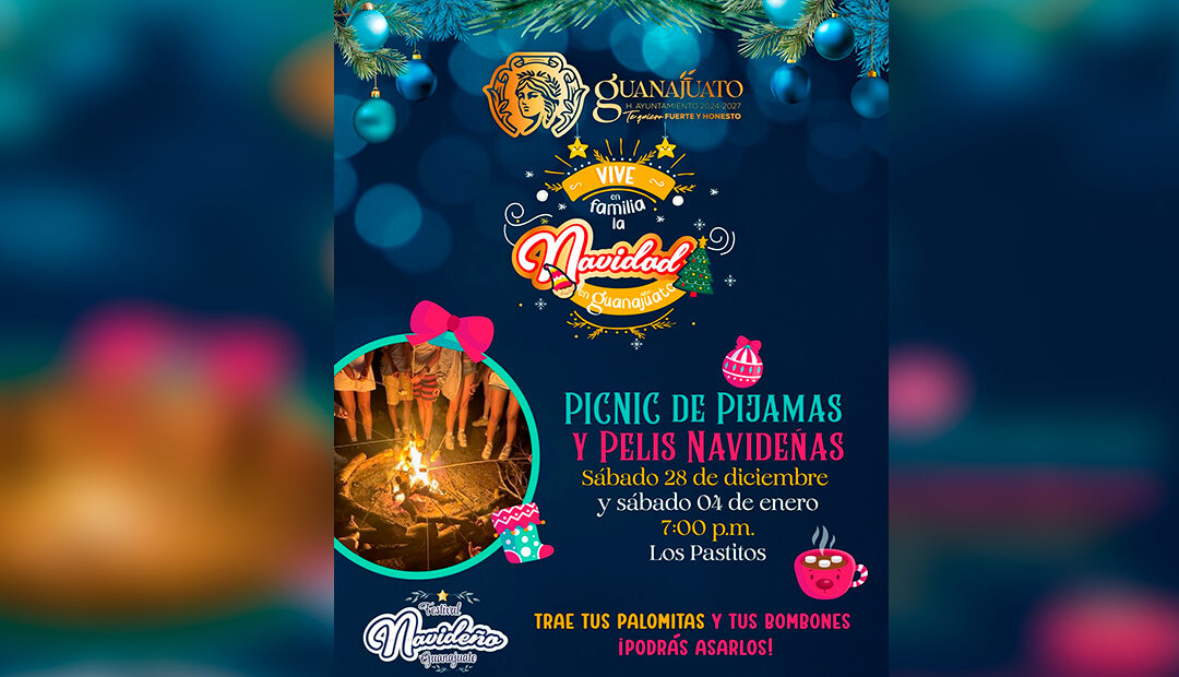 Picnic de pijamas y pelis navideñas: Guanajuato celebra el espíritu de la temporada