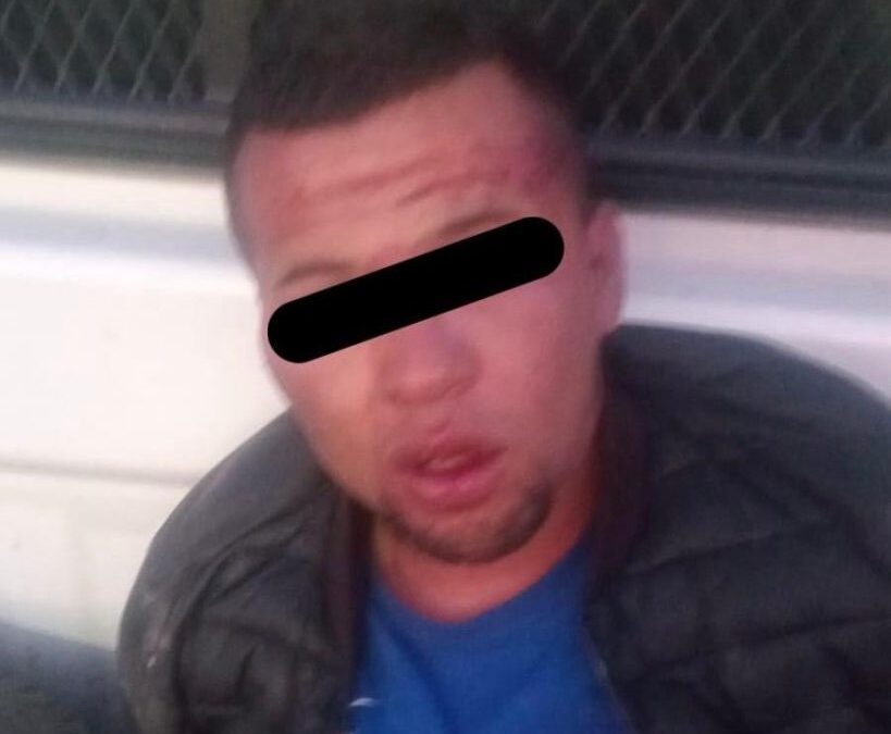 Detienen a presunto implicado en intento de robo
