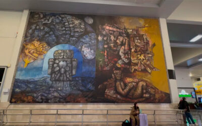 Un tesoro oculto entre vuelos: los murales olvidados de Guillermo Ceniceros en el Aeropuerto del Bajío
