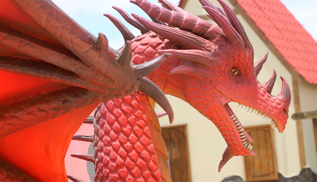 ¡Los dragones han despertado! 🐉“Tierra de Dragones” está en el Parque Guanajuato Bicentenario