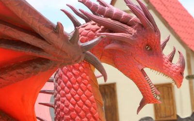 ¡Los dragones han despertado! 🐉“Tierra de Dragones” está en el Parque Guanajuato Bicentenario