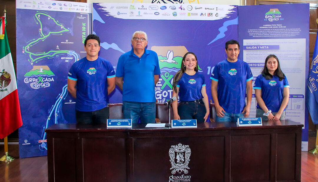 “Corre X Cada Gota”: deporte, conciencia y naturaleza en Guanajuato capital