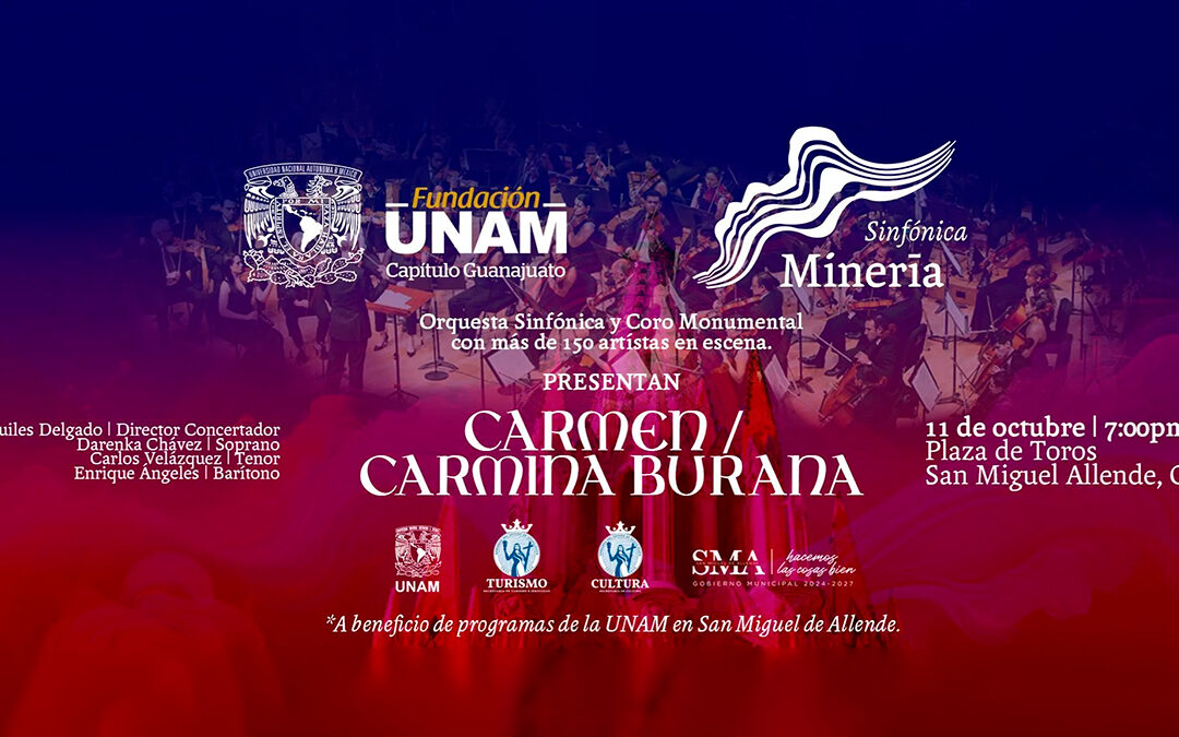 ¡Vive una noche inolvidable! Carmina Burana en San Miguel con la Sinfónica de Minería 🎶✨