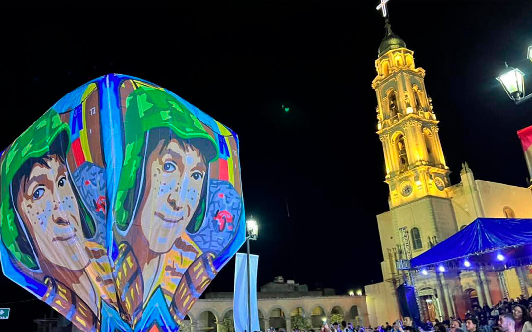 Uriangato ilumina el cielo con el Quinto Festival Internacional de Globos de Cantoya 2025
