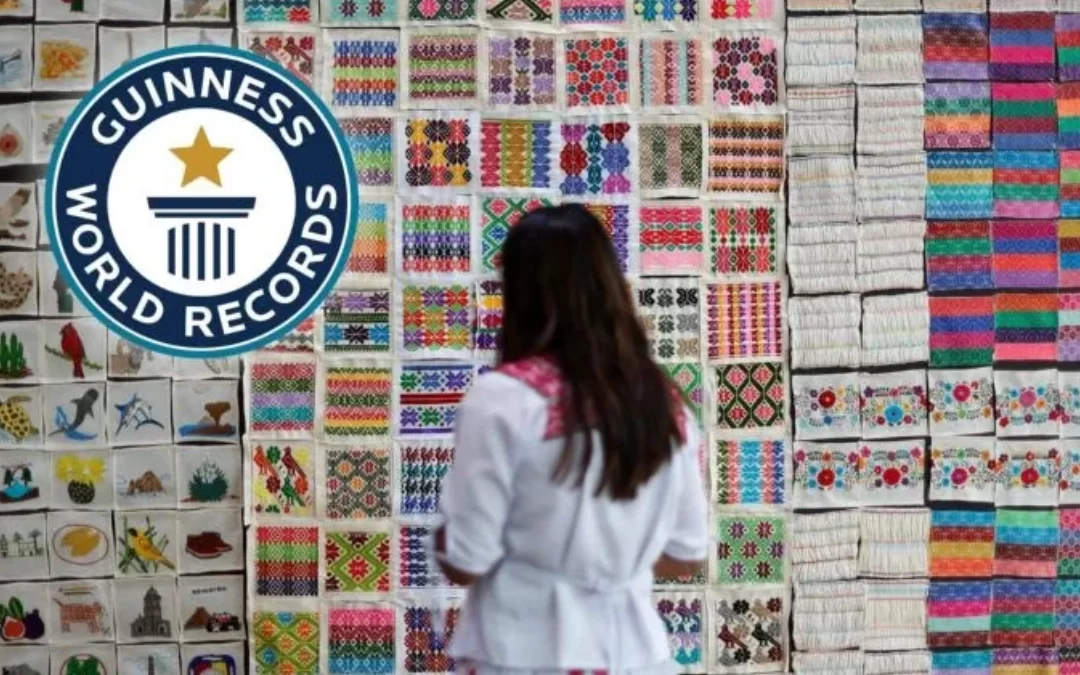 Guanajuato borda historia en la exposición de textiles más grande del mundo certificada por Guinness World Records