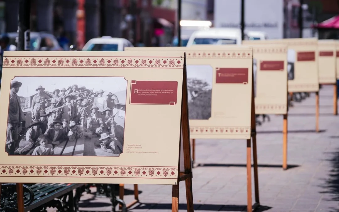 Celaya revive su papel clave en la Revolución con exposición histórica en su jardín principal