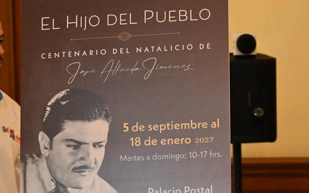 “El hijo del pueblo”: José Alfredo Jiménez revive su legado en el Palacio Postal a 100 años de su nacimiento