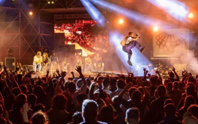 ¡Los Pastitos se convirtieron en una pista de baile! Hervé y Mazelfreten sacuden el Cervantino con electro dance